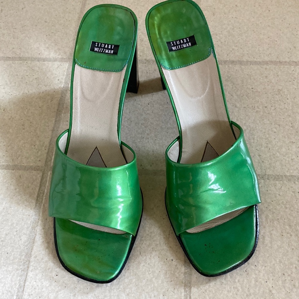 Stuart Weitzman Green Heels